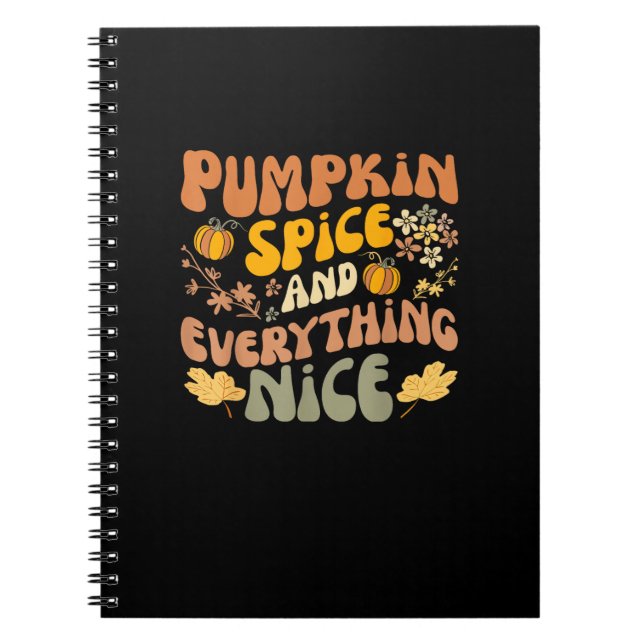 Carnet Épices citrouilles Et Tout Beau Automne Saison Aut (Devant)