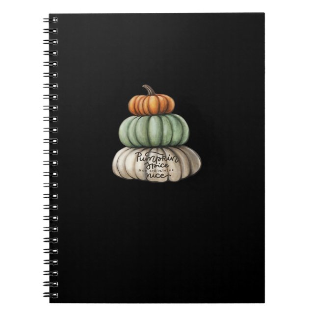 Carnet Épices citrouilles Et Tout Beau Basique (Devant)