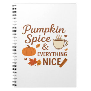 Carnet Épices citrouilles Et Tout Joli Design Automne