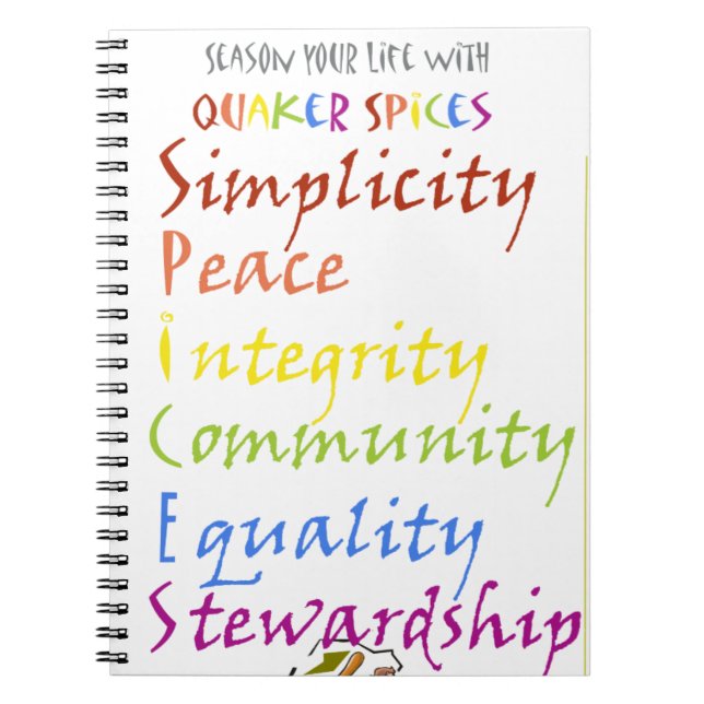 Carnet Épices de quaker (Devant)