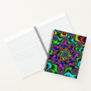 Carnet Épingles floraux vibrants