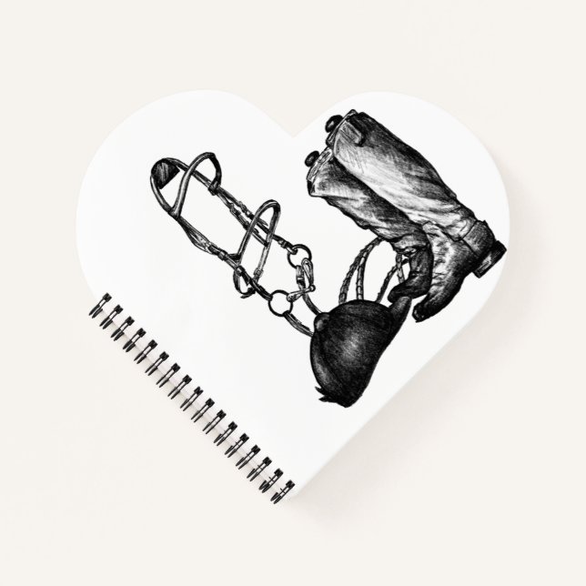 Carnet Equestrian Spiral Notebook Unlined Sketchbook  (Devant)