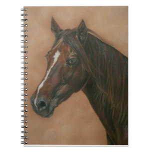 Carnet équine de marron de châtaignier
