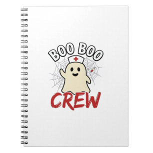 Carnet Équipage Boo Boo Halloween Infirmière Fantôme Desi