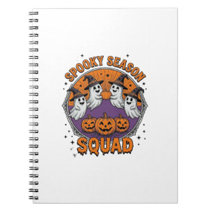 Carnet Équipe de la saison effrayante T-shirt Halloween f