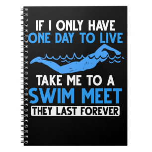 Carnet Équipe de natation Joke Swimmer Sports nautiques 