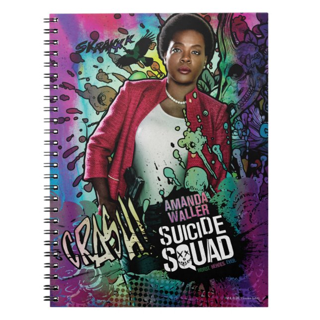 Carnet Équipe de suicide | Amanda Waller Character Graffi (Devant)