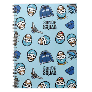 Carnet Équipe de suicide Capitaine Boomerang Emoji Moti
