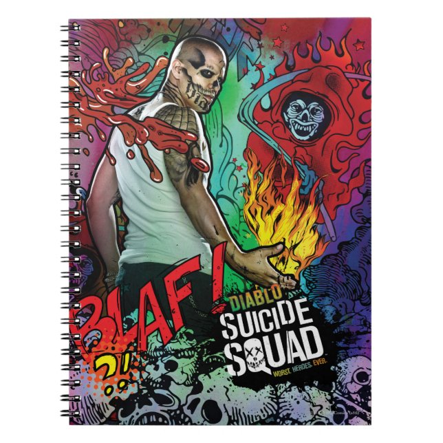 Carnet Équipe de suicide | Diablo Character Graffiti (Devant)