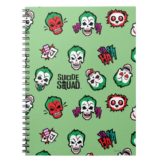 Carnet Équipe de suicide | Joker Emoji Motif (Devant)