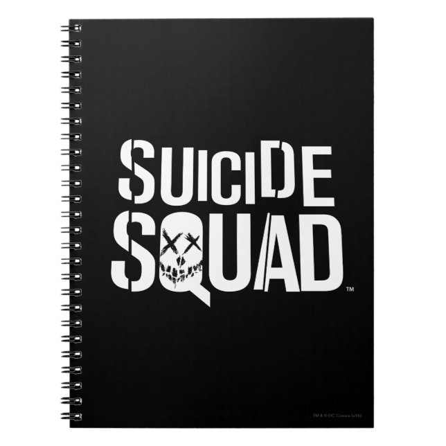 Carnet Équipe de suicide | Logo blanc (Devant)