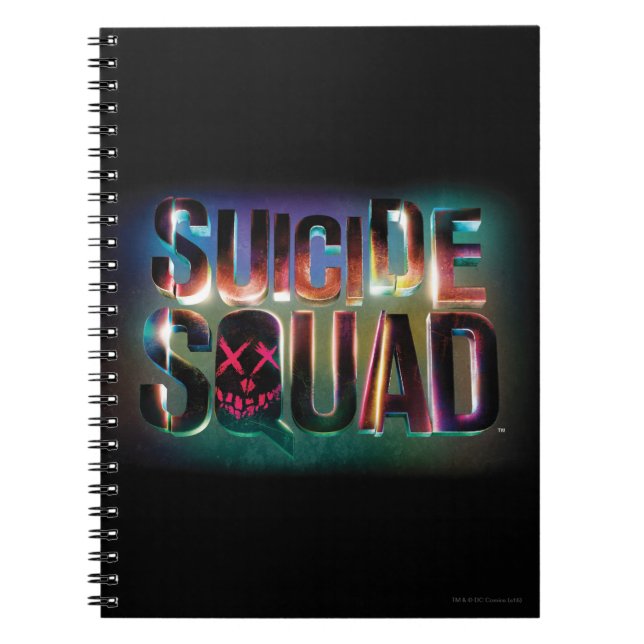 Carnet Équipe de suicide | Logo couleur brillant (Devant)