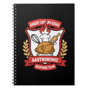 Carnet Équipe Gastronomique Brigade de Cuisine Urgente Ch