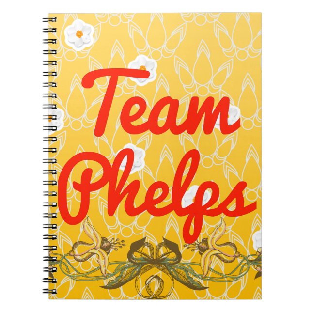Carnet Équipe Phelps (Devant)