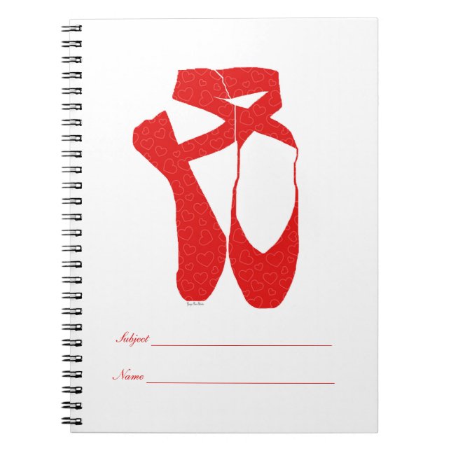 Carnet Équipe Pointe Ballet Love (Devant)