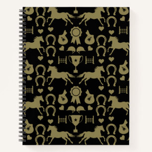 Carnet Équitation Or