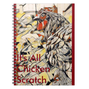 Carnet Éraflure de poulet (carnet)