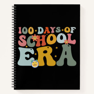 Carnet Ère des 100 jours d'école Prof groovy Enfants