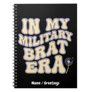 Carnet Ère Rétro de l'Enfant de Militaire Groovy Pissenli