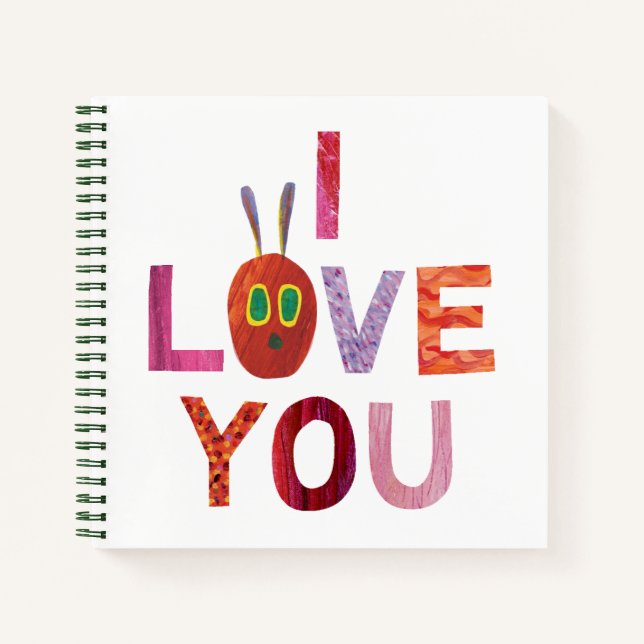 Carnet Eric Carle | Caterpillar I Love You (Devant)