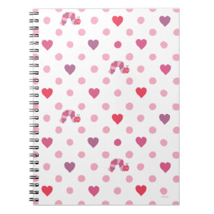 Carnet Eric Carle Valentine Heart Polka Dot Motif