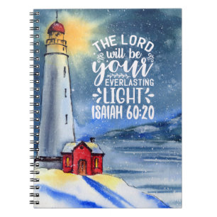 Carnet Ésaïe 60:20 Le Seigneur Sera Ta Lumière