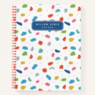 Carnet Escalade de rochers Enfants Mignons Colorés