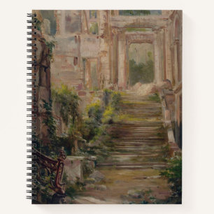 Carnet Escaliers des ruines du château Saint-Cloud