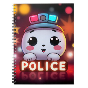 Carnet Escouade de police mignonne – Conception de patrou