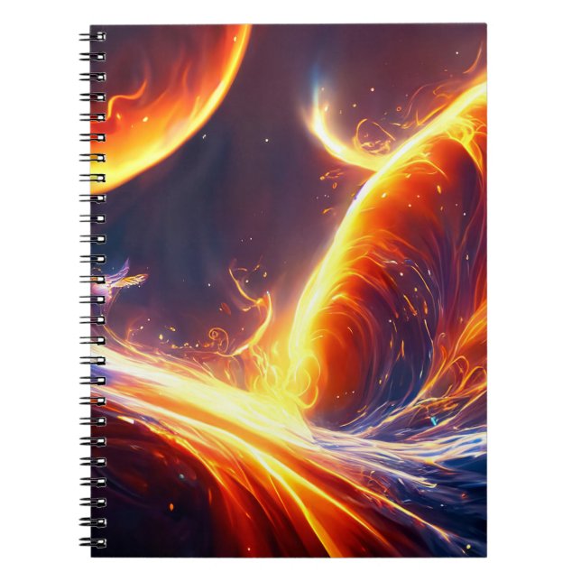 Carnet Espace d'eau de feu (Devant)