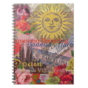 Carnet Espagne Sunshine Espagnol Travel Art