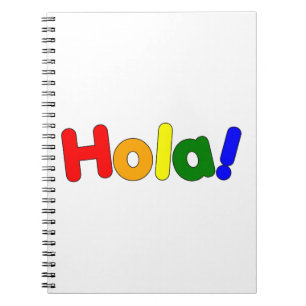 Carnet Espagnol Rainbow Hello : Espanol Iris Hola