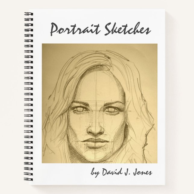 Carnet Esquisse - Esquisses de portrait (Devant)