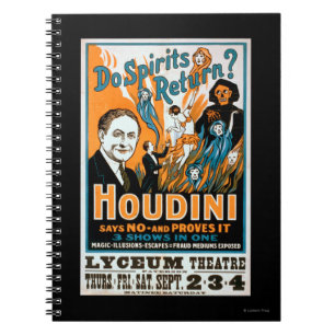 Carnet Est-ce que les esprits reviennent ? Houdini Dit NO