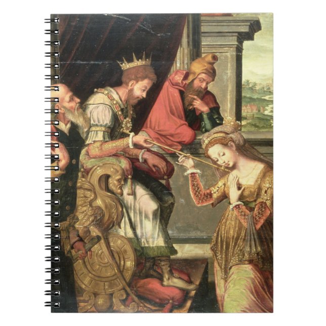 Carnet Esther avant le Roi Ahasuerus avec Haman étant (Devant)