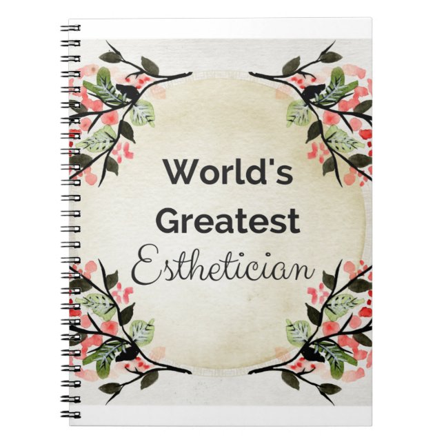 Carnet Esthetician de World'sGreatest (Devant)