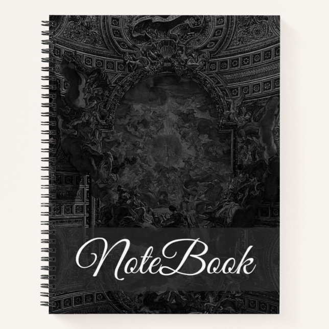 carnet esthétique noir (Devant)