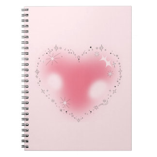 Carnet esthétique Y2K Pretty Pink Heart