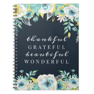 Carnet et journal floraux Inspirational Quote