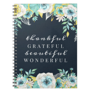 Carnet et journal floraux Inspirational Quote