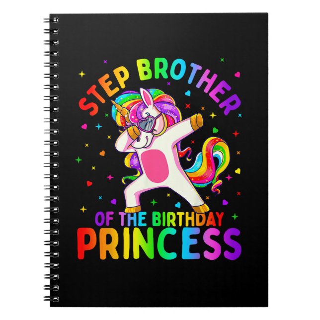 Carnet Étape Frère de l'anniversaire Princesse fille Dabb (Devant)