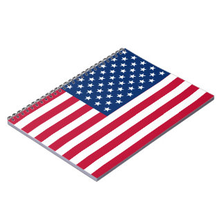 Carnet États-Unis Drapeau américain étoiles et rayures
