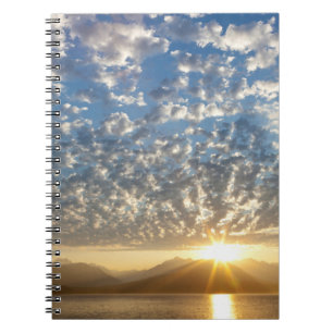 Carnet États-Unis, Washington, Seabeck. Coucher de soleil