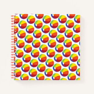 Carnet Été Amusement Rainbow Beach Ball Vacances