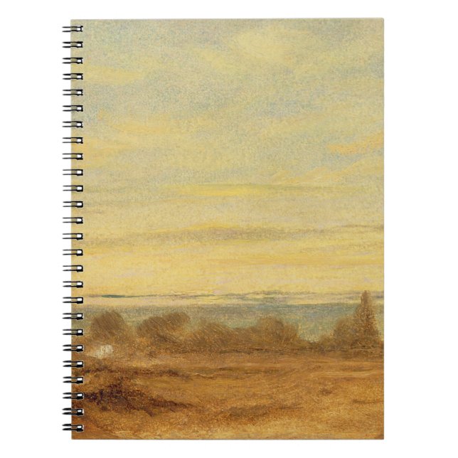 Carnet Été de John Constable | - paysage de soirée (huile (Devant)