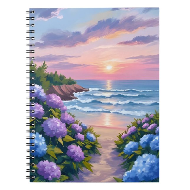 Carnet Été de Nouvelle-Angleterre | Peinture de plage d'h (Devant)