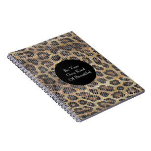 Carnet Étincelle animale Brown de léopard