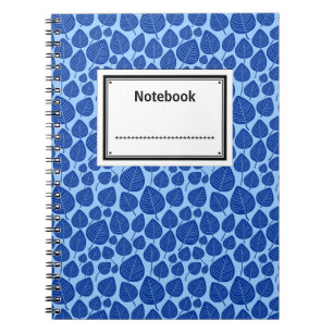 Carnet Étiqueté - Nuances de bleu