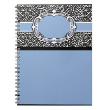 Étiquette bleu Motif Cheetah