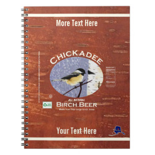 Carnet Étiquette de la bière de bouleau à poulet